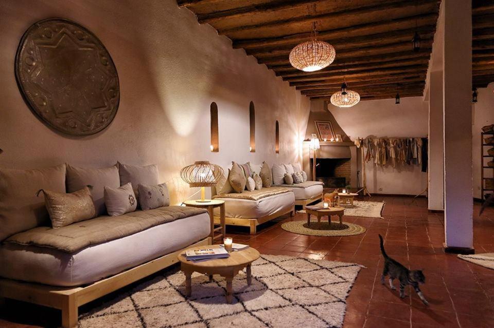 La Ferme Berbere Adult Only Bed and Breakfast El Harkat Exteriör bild
