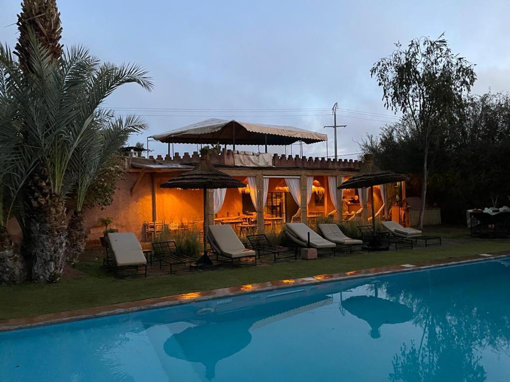 La Ferme Berbere Adult Only Bed and Breakfast El Harkat Exteriör bild